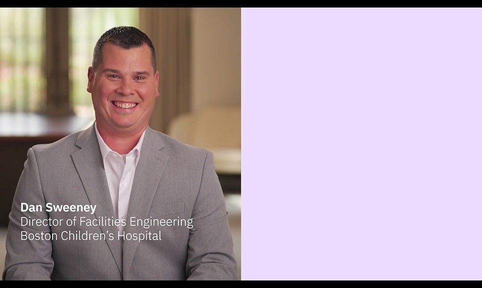 Boston Children's Hospital using IBM Maximo for equipment maintenance across 3 million square feet