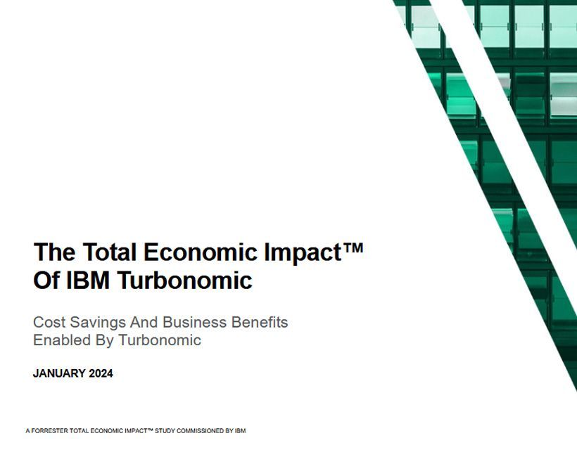 Forrester Total Economic Impact study showing 247% ROI with IBM Turbonomic