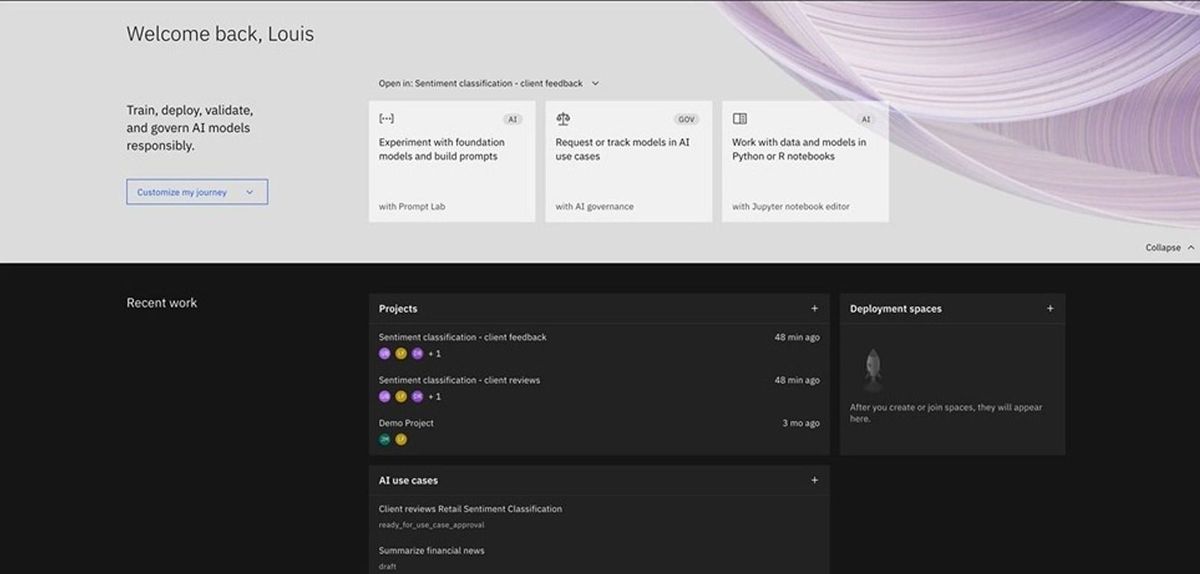 IBM watsonx.governance for AI model management, monitoring and compliance