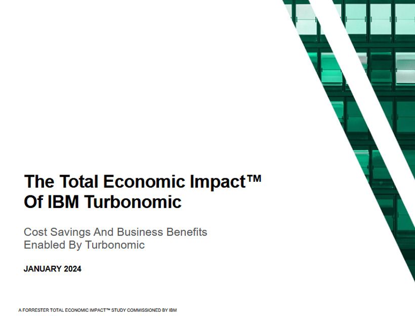 Forrester Total Economic Impact study showing 247% ROI with IBM Turbonomic